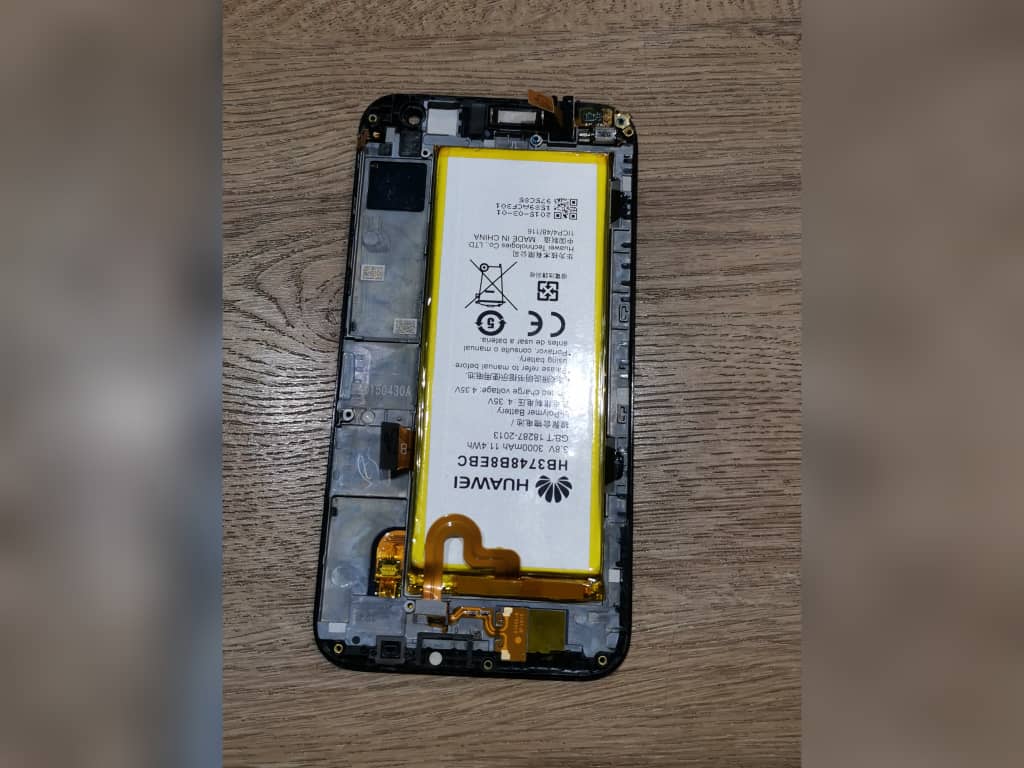 ال سی دی هواوی مدل HUAWEI G7 مشکی با فریم و باطری اصلی روکاری