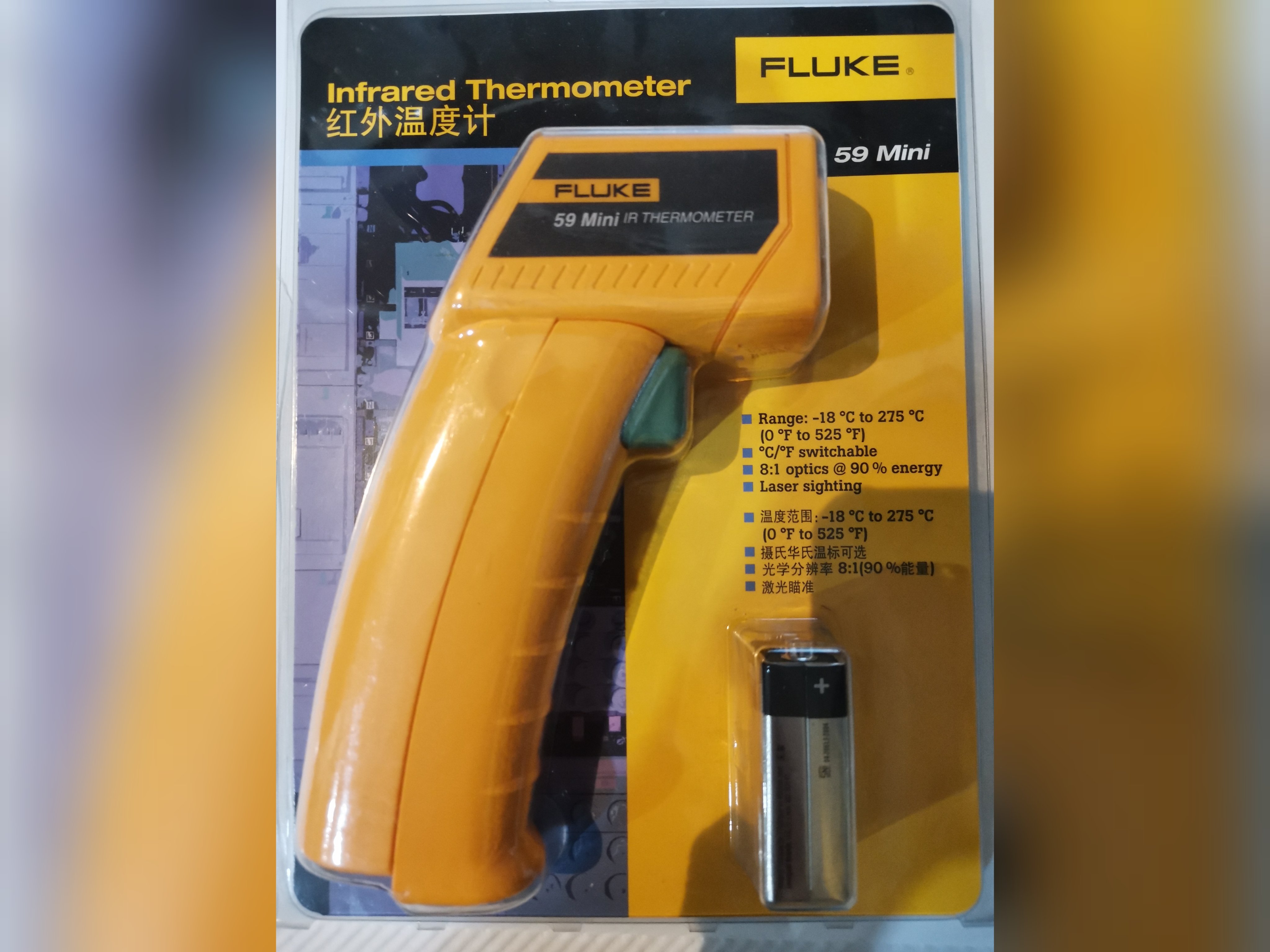 دوربین حرارتی ترمومتر لیزری فلوک مدل 59Mini    FLUKE 59 Mini