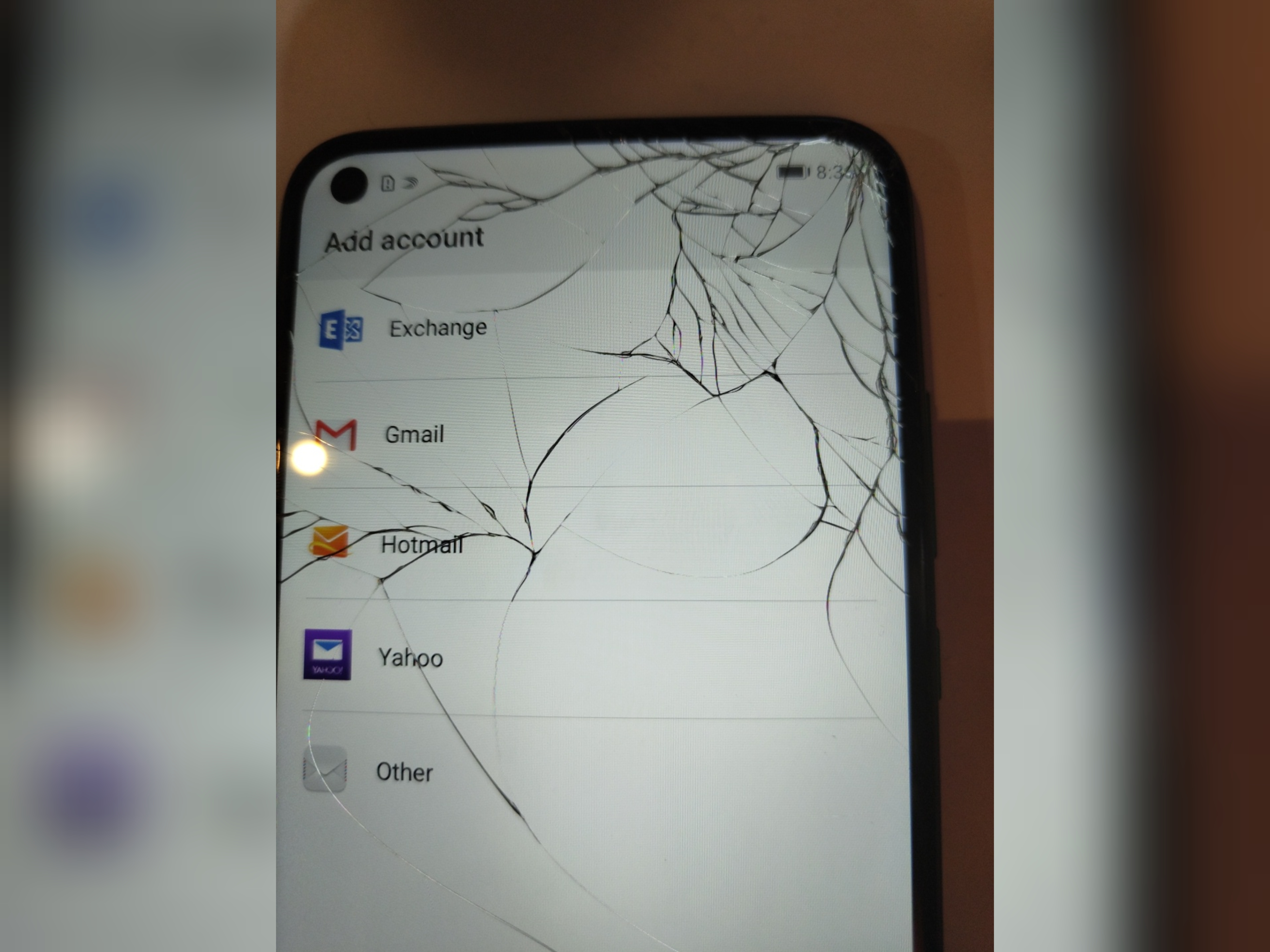 تاچ و ال سی دی هواوی HUAWEI Y7P 2020 / P40 lite E با فریم اصلی شرکتی گلس فنی شکسته است ال سی دی کاملا سالم قابل استفاده