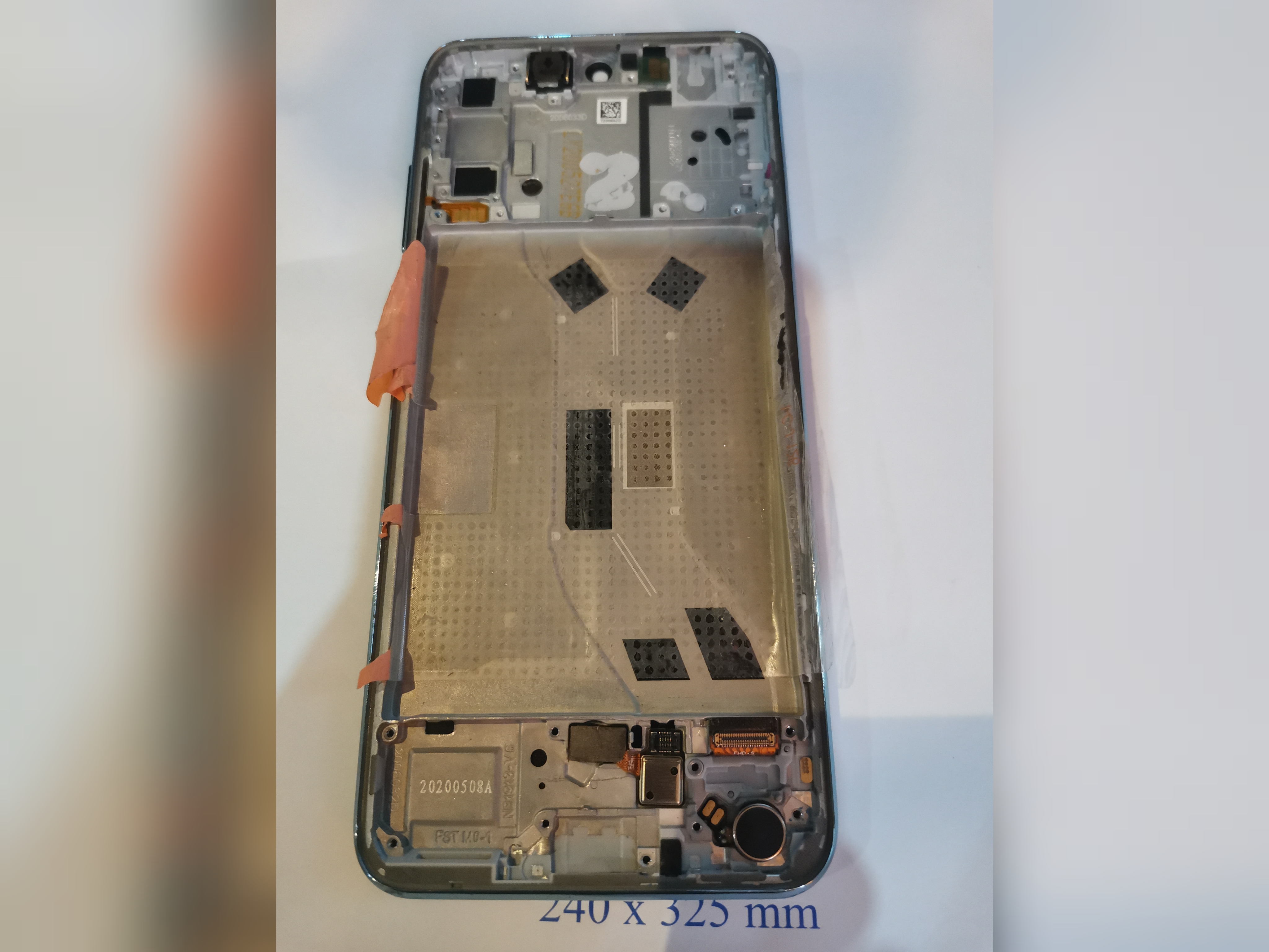 فریم ال سی دی هوآوی Huawei Y8p ابی اصلی روکاری در حد نو