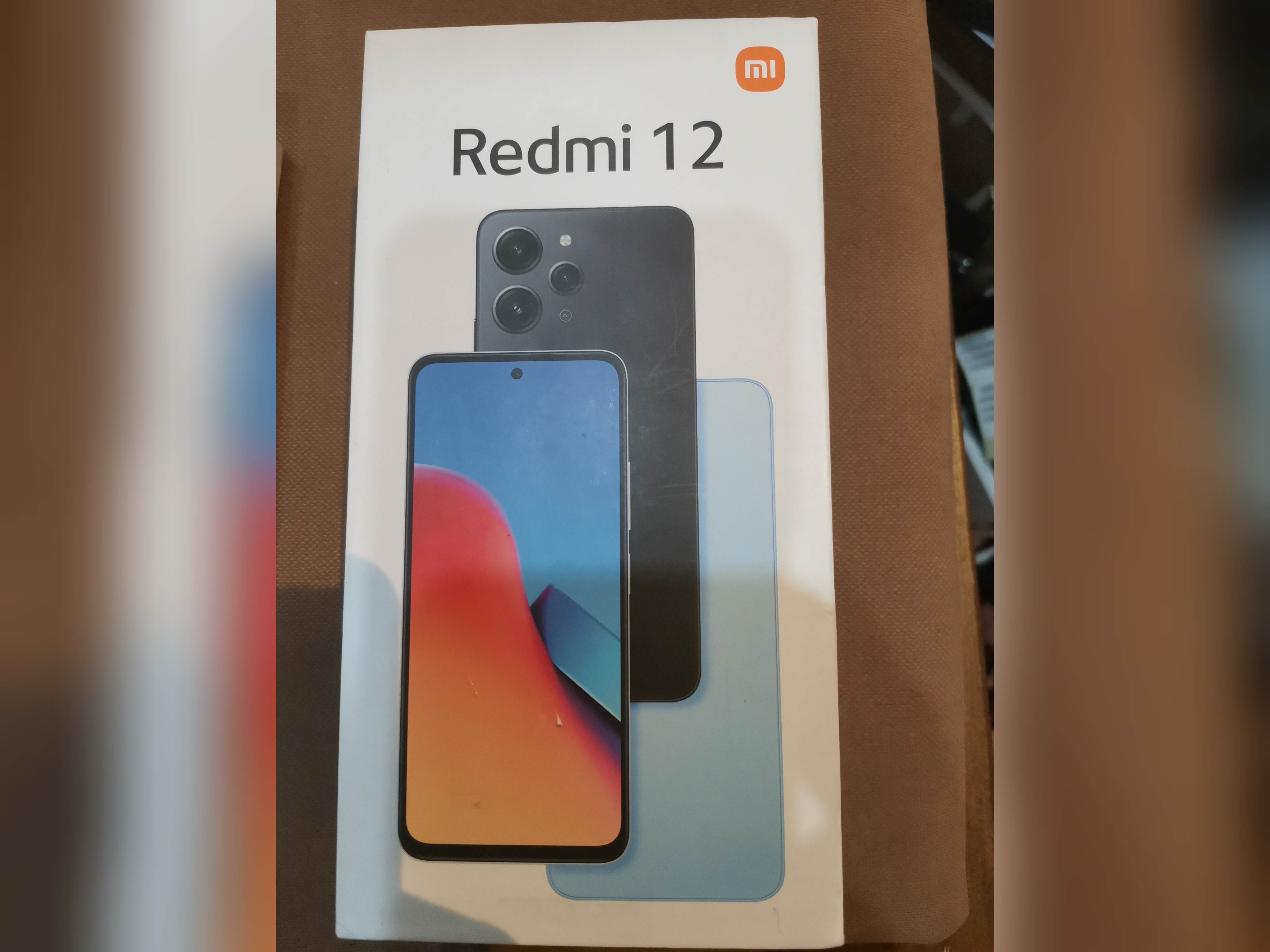 کارتن گوشی شیاومی مدل REDMI 12 4G حافظه 256  با سریال و کد مالکیت