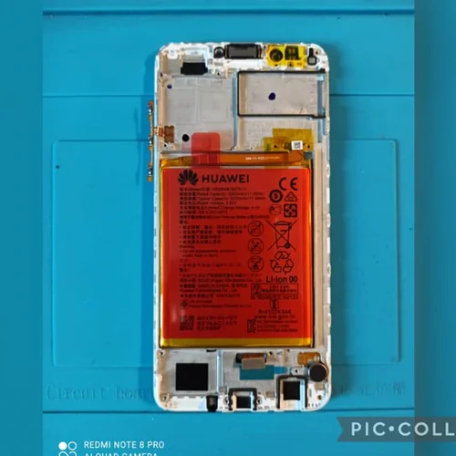 تاچ و ال سی دی گوشی هواوی Huawei Y7 Prime 2018 سفید بافریم و باطری