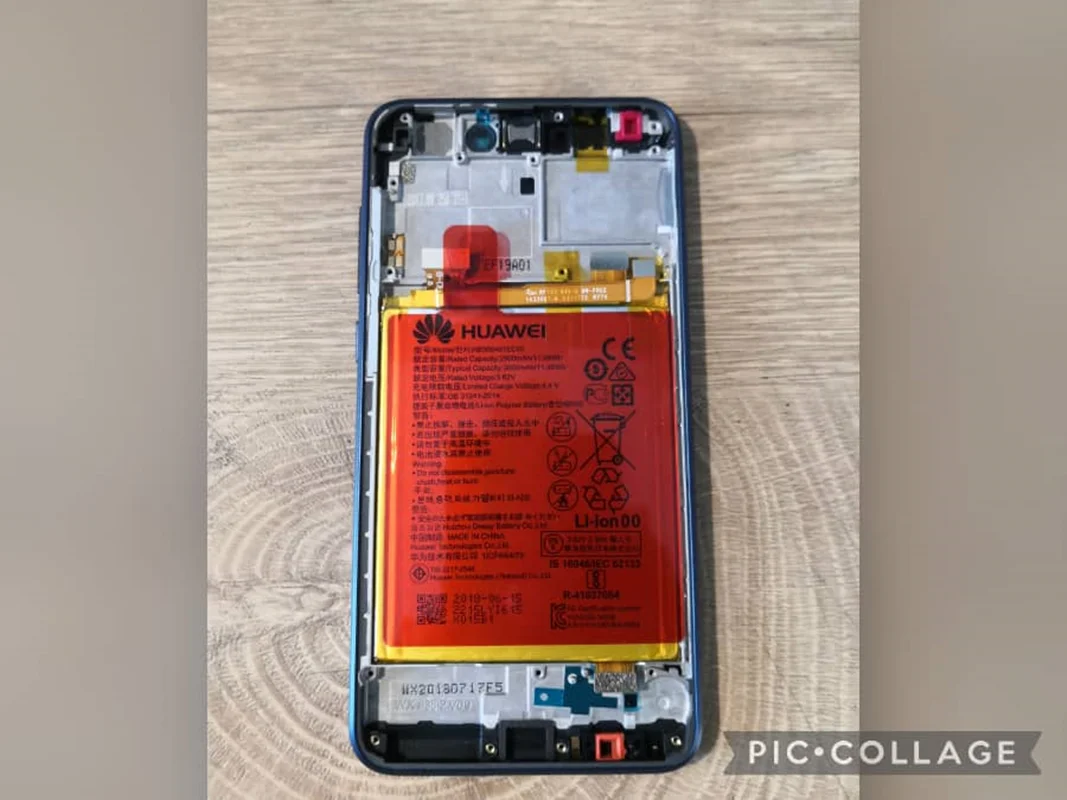 ال سی دی HONOR 8 Lite شرکتی با فریم و باطری شرکتی سفید و ابی