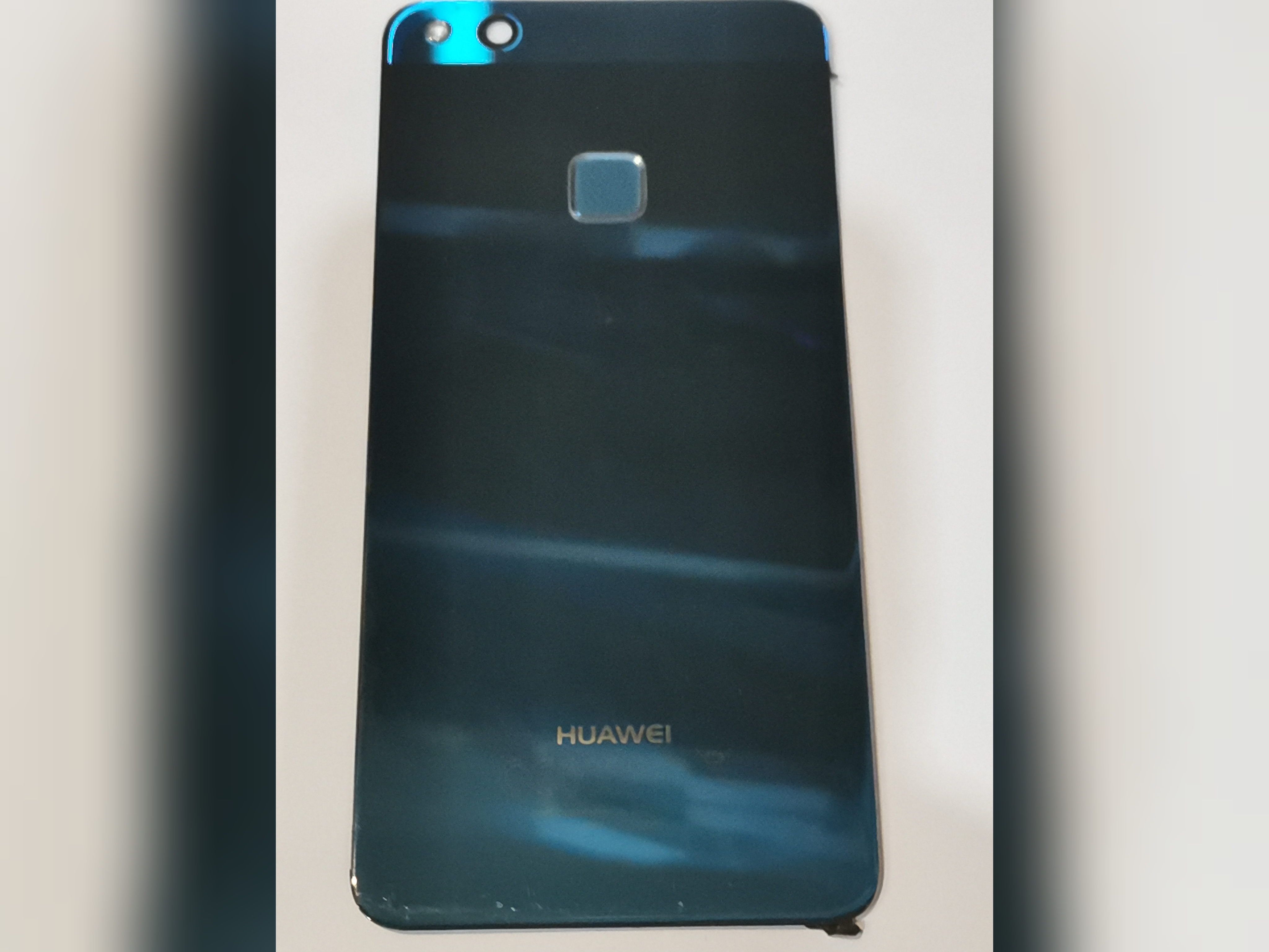درب پشت گوشی Huawei P10 Lite ابی با فینگر اثر انگشت روکاری