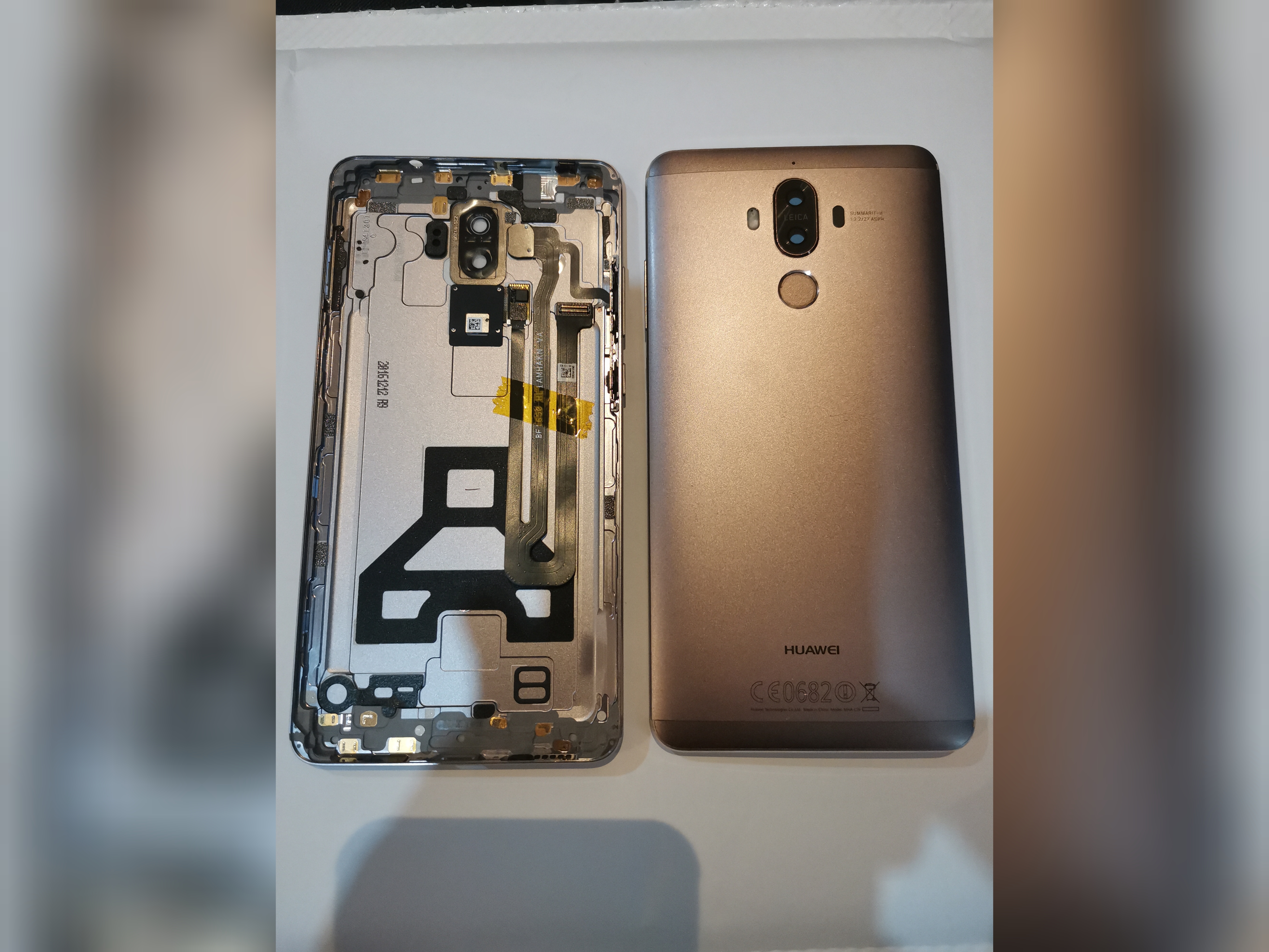 درب پشت گوشی هوآوی میت Huawei Mate 9 اصلی شرکتی هواوی کامل با فلت اثر انگشت کامل