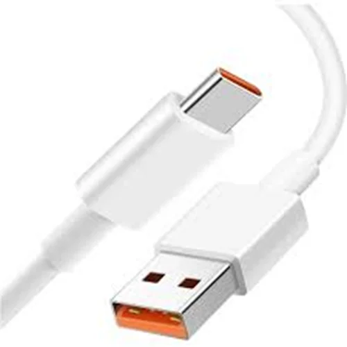 کابل تایپ سی ۶ آمپر سوپر فست شارژ هواوی HUAWEI 6A غیر اصلی درجه یک نارنجی
