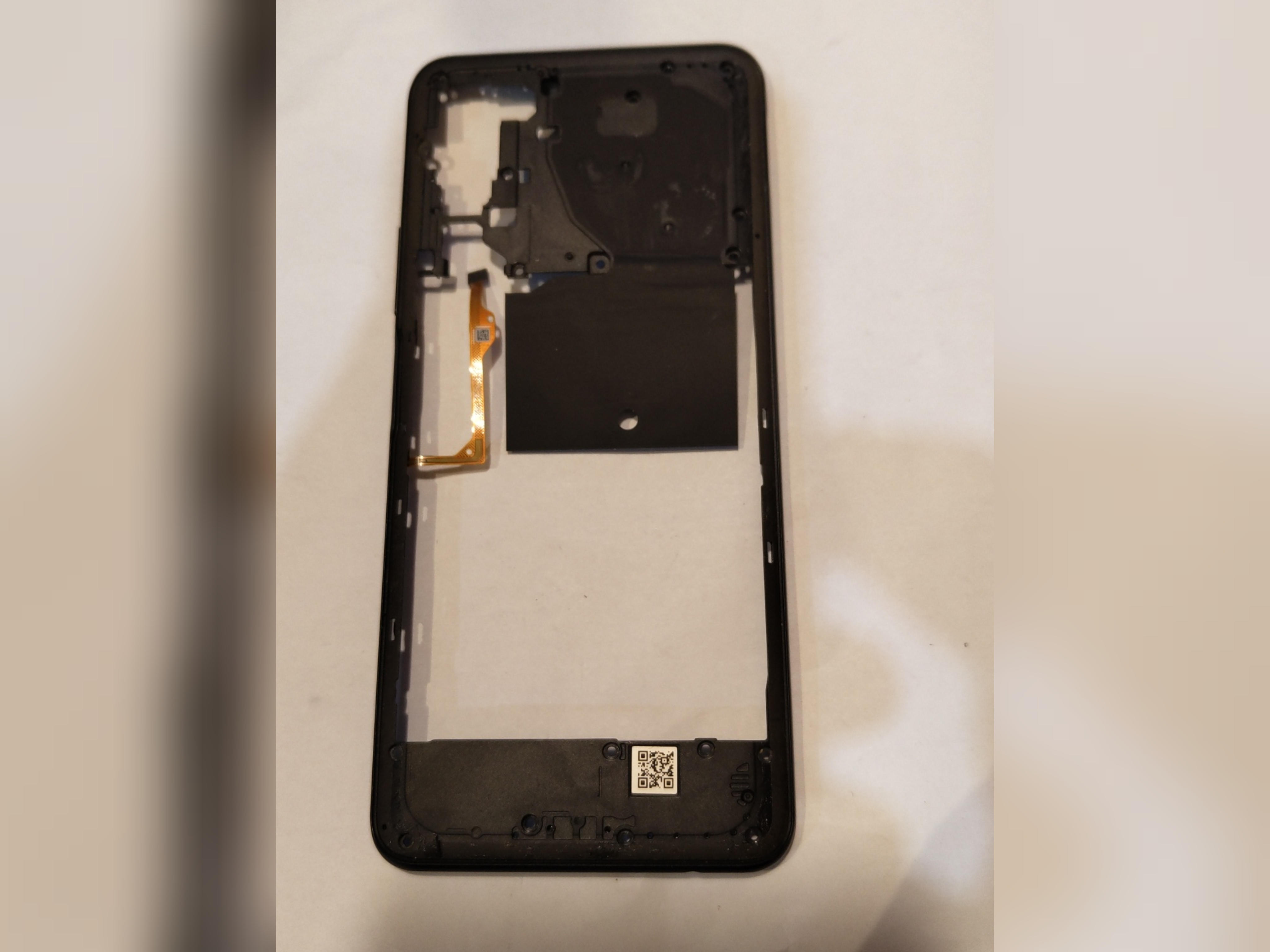 فریم میانی هوآوی HUAWEI Y7a با فلت اثرانگشت اصلی روکاری