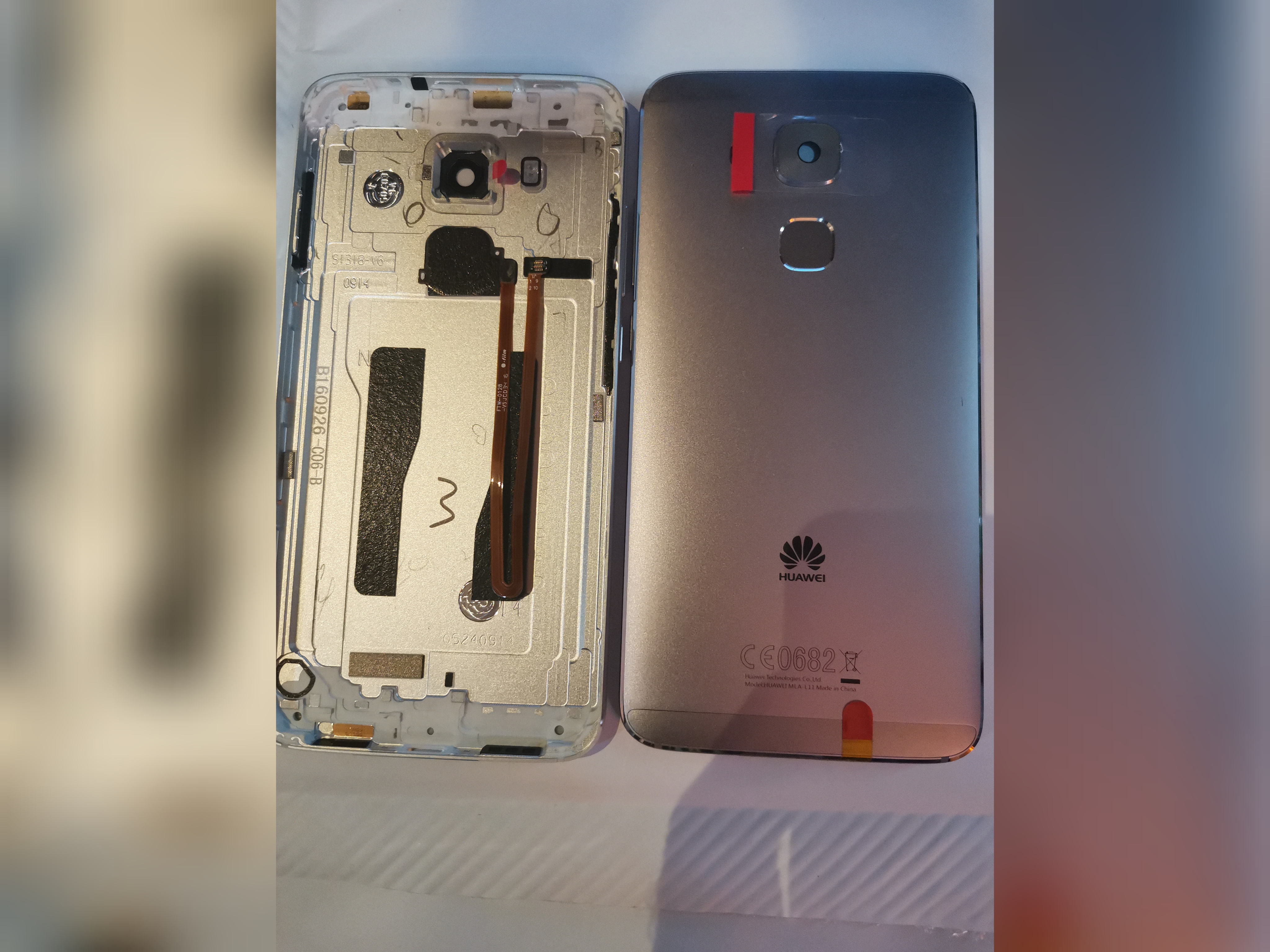 درب پشت-قاب هواوی   HUAWEI  NOVA PLUS (MLA-L11)  FINGER ORG 100% با فلت اثر انگشت