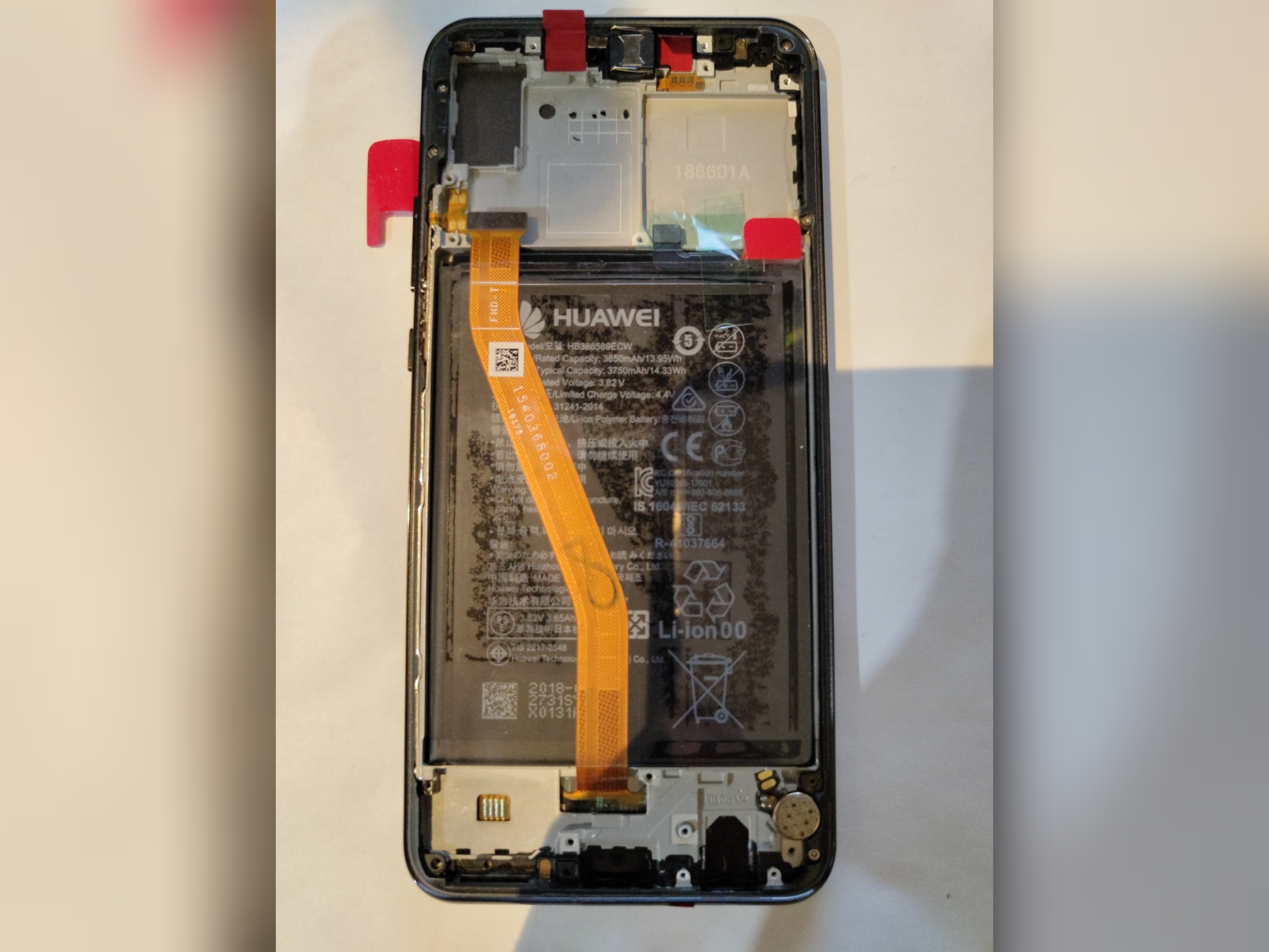 ال سی دی هواوی مدل HUAWEI NOVA 3 با فریم و باطری اصلی شرکتی