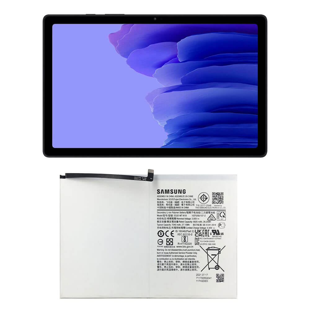 باتری اصلی تبلت سامسونگ Samsung Galaxy Tab A7 10.4 (2020) T500 T505 روکاری  ظرفیت: 7040mAh