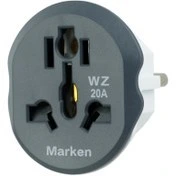 تبدیل 3به2 برق ارت دار Marken wz 20A درجه یک