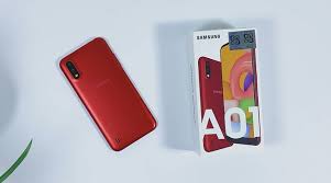جعبه گوشی سامسونگ SAMSUNG A01 قرمز