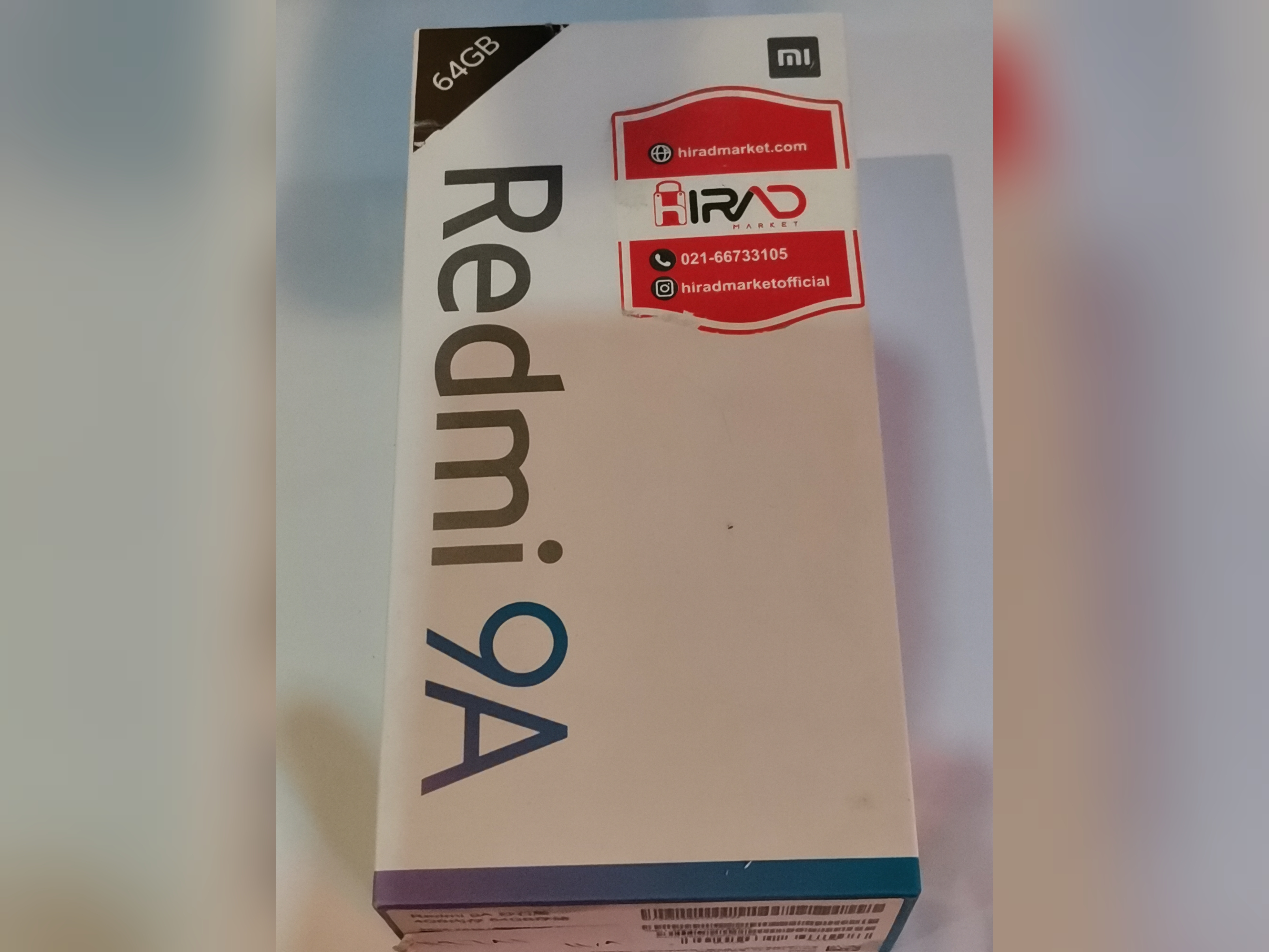 گوشی شیائومی (ردمی 9A) Redmi 9A رام4 حافظه 64 در حد نو با کارتن و مالکیت مشکی