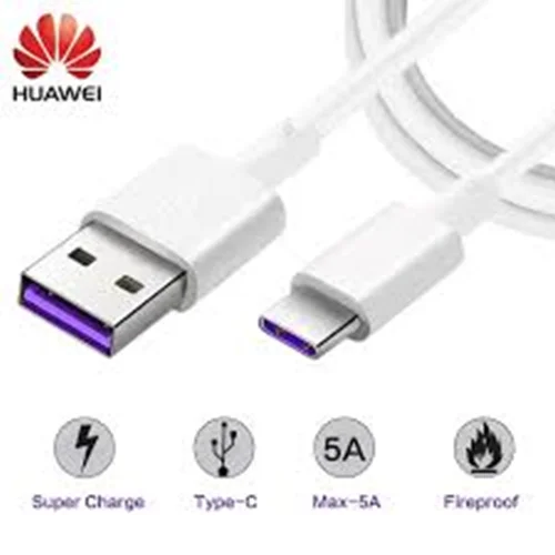 کابل شارژ سوپر فست ۵ آمپر هواوی NOVA 9- Huawei Type-C  5A اصلی نمایندگی