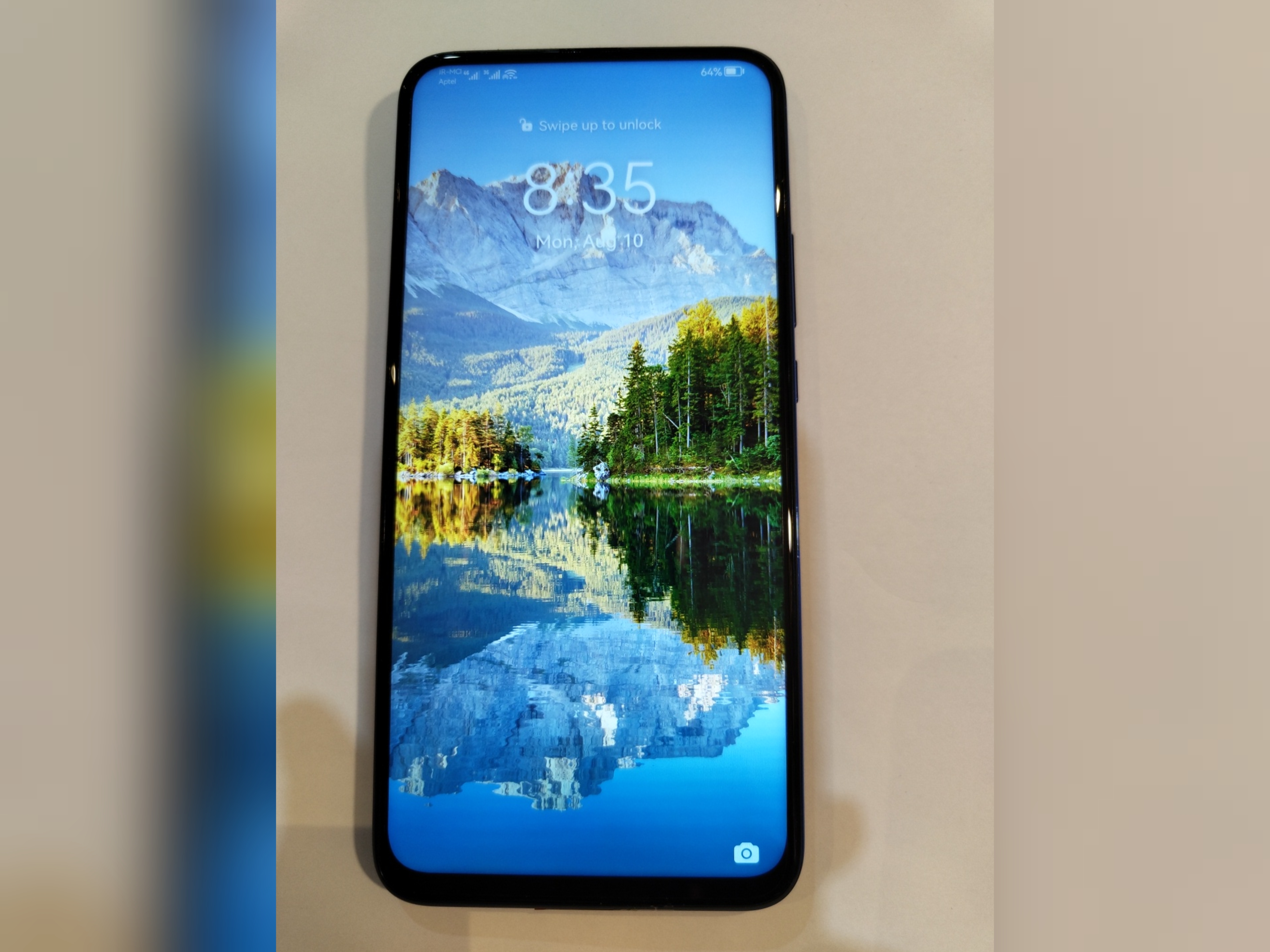 گوشی هواوی HUAWEI Y9 PRIME 2019 رام 4 حافظه 128 اندورید 12 در حد اکبند گوشی تازه ریجستر شده و اپدیت شده بدون کارتن رنگ ابی با کد مالکیت با شارزر و کابل و هندزفری نو