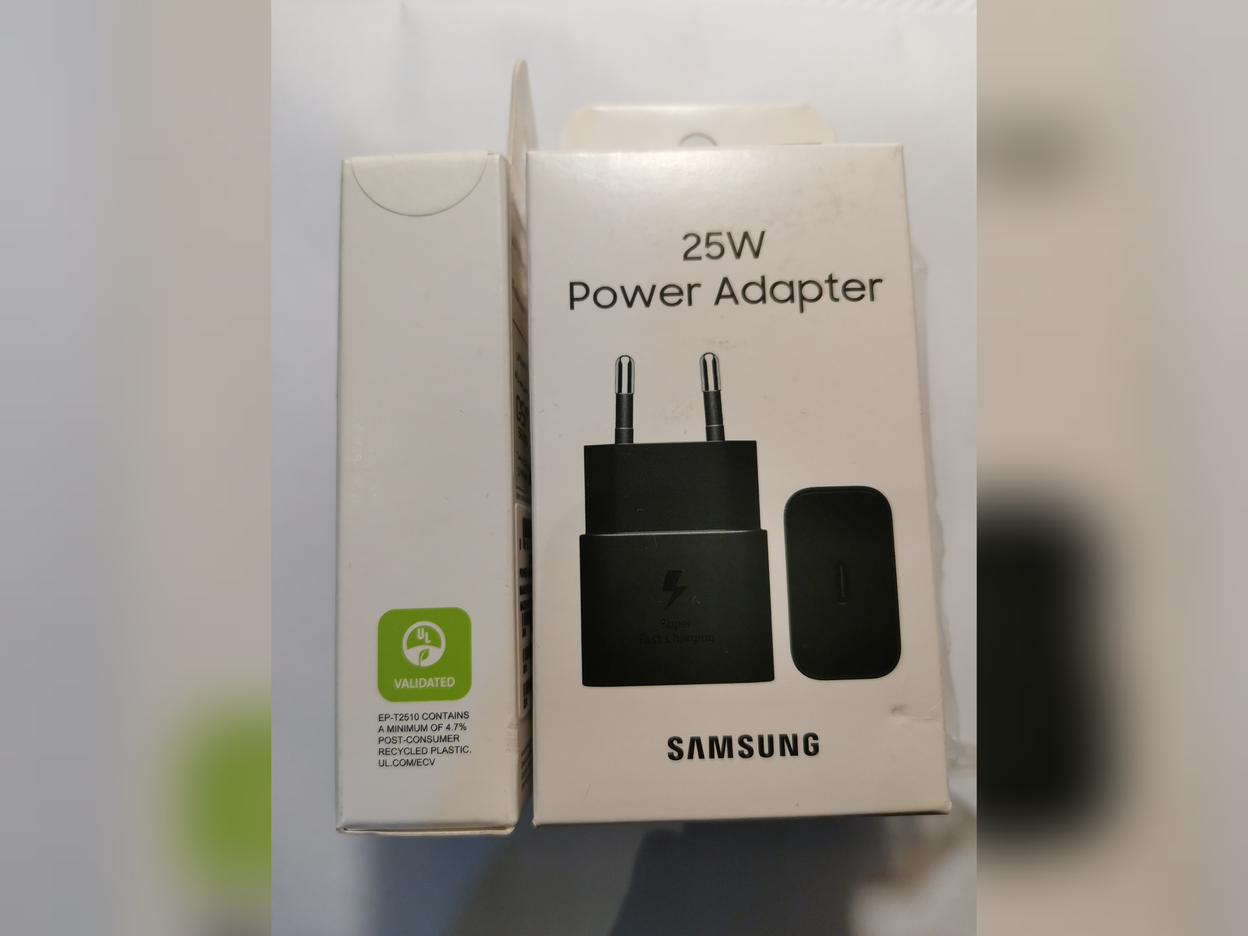 شارژ اداپتور اصلی سامسونگ 25 وات T2510 دو پین اصلی شرکتی صد در صد