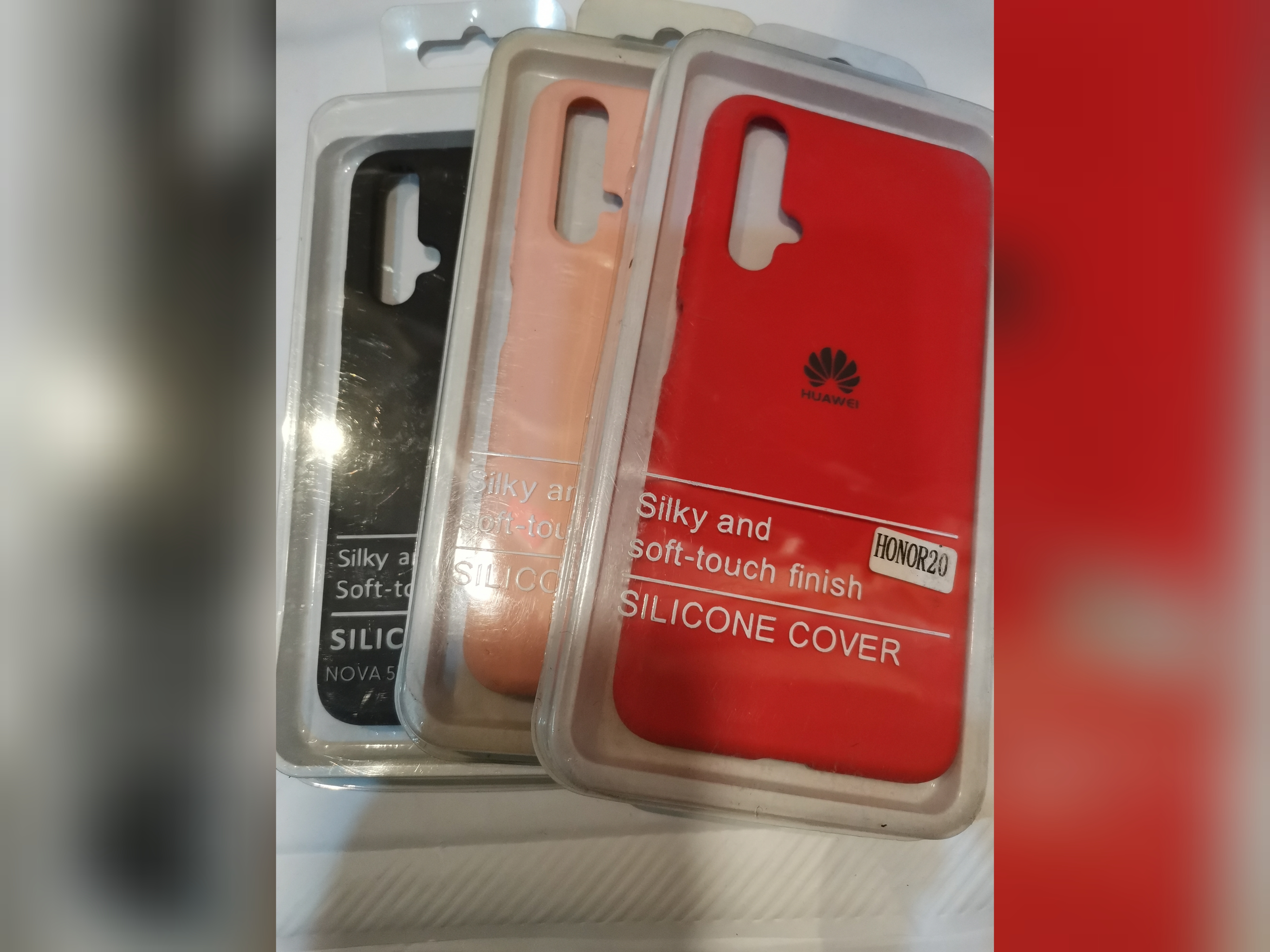 کاور سیلیکونی مناسب برای گوشی موبایل هوآوی Nova 5T/HONOR 20   مشکی