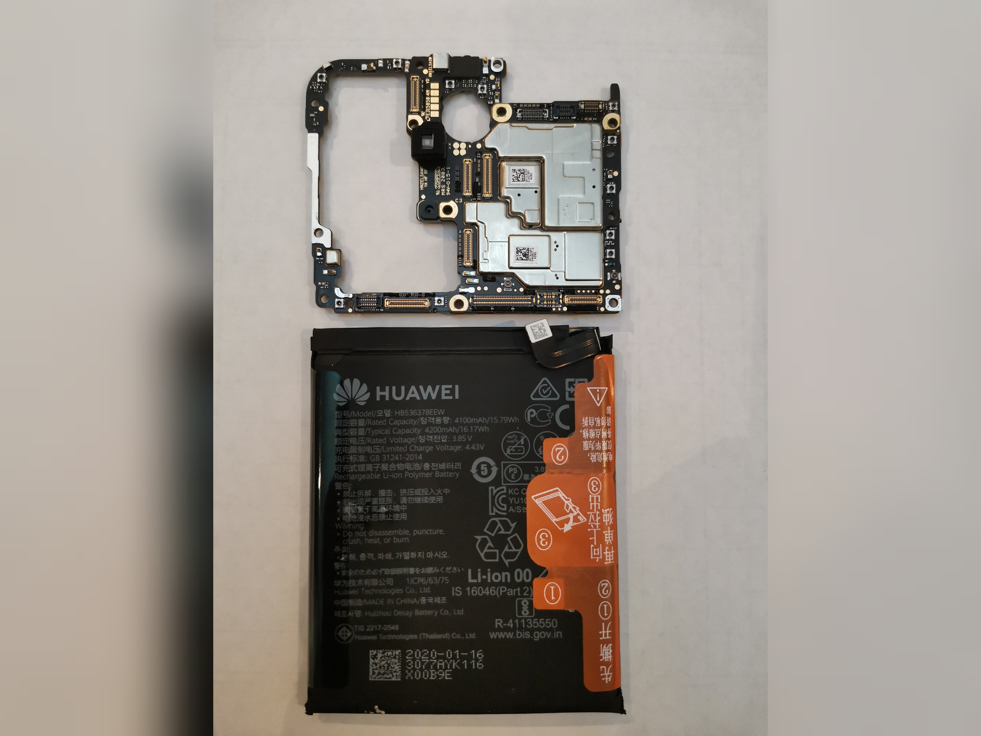 برد گوشی هواوی مدل HUAWEI P40 PRO رام 8 حافظه 256 با باطری با امکان ثبت تعمیری توسط مالک/ P 40 PRO